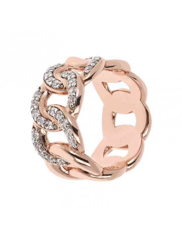 Bronzallure ring - Altissima - Grumetta - Cubic Zirconia-WSBZ02048.W