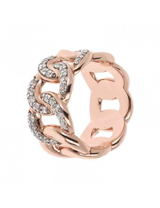 Bronzallure ring - Altissima - Grumetta - Cubic Zirconia-WSBZ02048.W