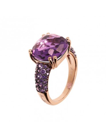 Bronzallure Ring - Preziosa - Prisma Gem - Purple - WSBZ02179.AM