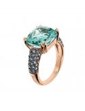 Bronzallure Ring - Preziosa - Prisma Gem - Purple - WSBZ02179.GREEN