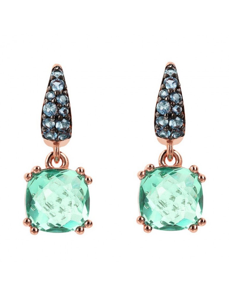 Orecchini Bronzallure -Preziosa-Pendenti-Prisma Gem-Verde-WSBZ02182.GREEN