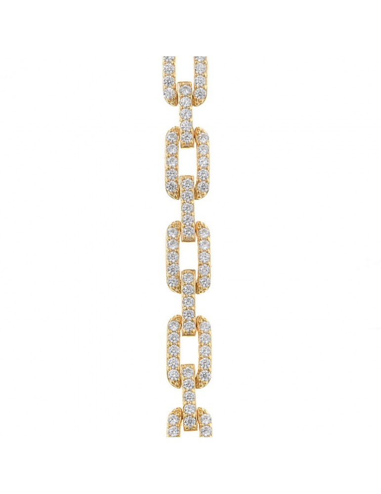 Salvatore Plata Bracelet - Astral - Golden - Cubic Zirconia -136P0224