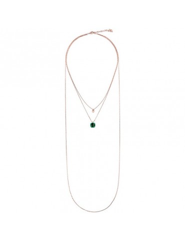 Collana Bronzallure - Miss-Multifilo-Prisma Gem-Verde-WSBZ02184.GRN-CZ 2