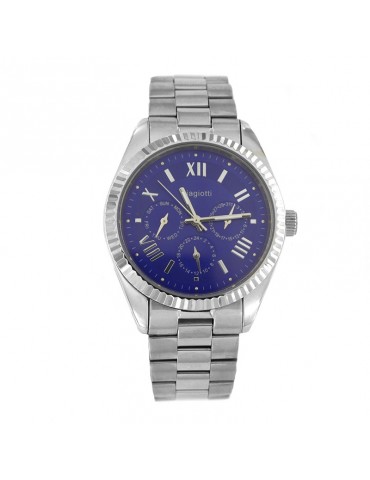 Laura Biagiotti Watch - Helen - Silver - 36mm - Blue - LBWRABM3113