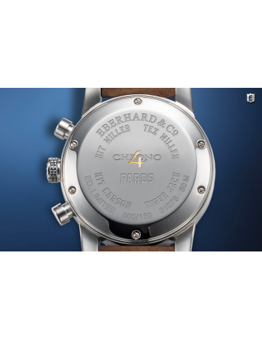Eberhard Watch - Chrono 4 Pards Limited Edition Automatic Mechanical Chronograph 42mm Blue - 0 2