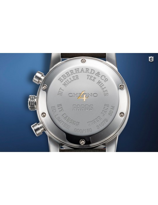 Eberhard Watch - Chrono 4 Pards Limited Edition Automatic Mechanical Chronograph 42mm Black - 0