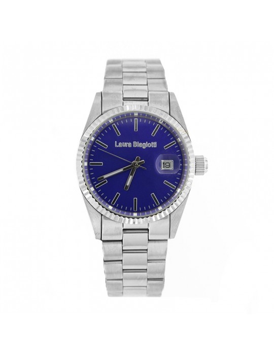 Laura Biagiotti Watch - Rainbow - Silver - 36mm - Blue - LBWRABX3113