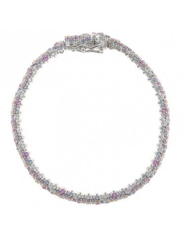 Salvatore Plata Bracelet-Balanced-Cubic Zirconia Multicolored-136P0219