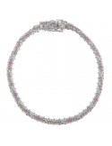 Salvatore Plata Bracelet-Balanced-Cubic Zirconia Multicolored-136P0219