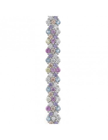 Bracciale Salvatore Plata-Balanced-Cubic Zirconia Multicolore-136P0219 2