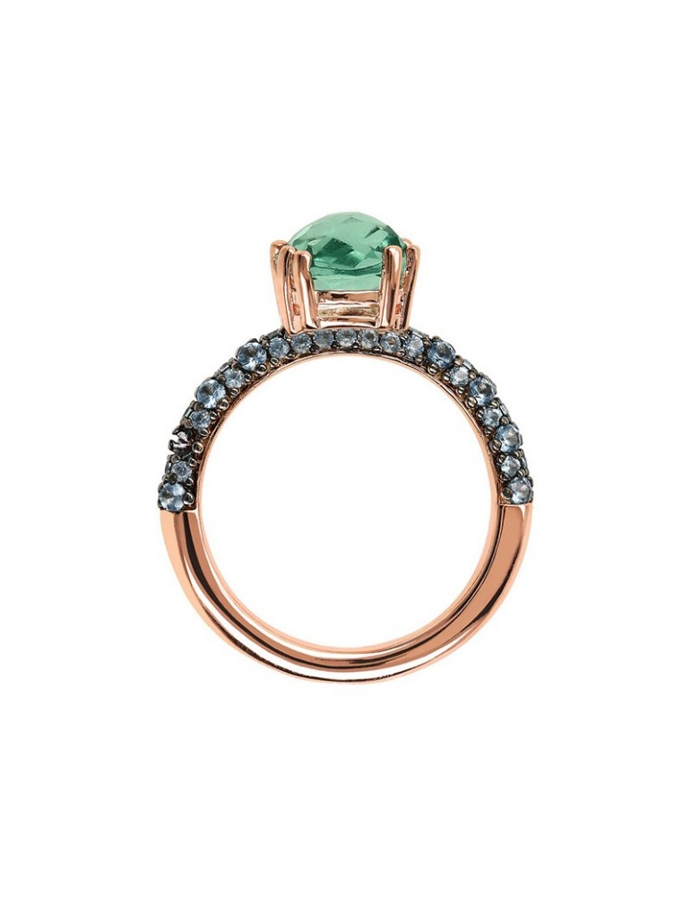 Anello Bronzallure - Preziosa - Prisma Gem Verde - WSBZ02181.GREEN