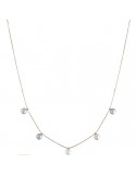 Collana Lelune - Classic - Oro Giallo - Perle Freshwater 4-4,5mm Multicolor - LLGC2114.1