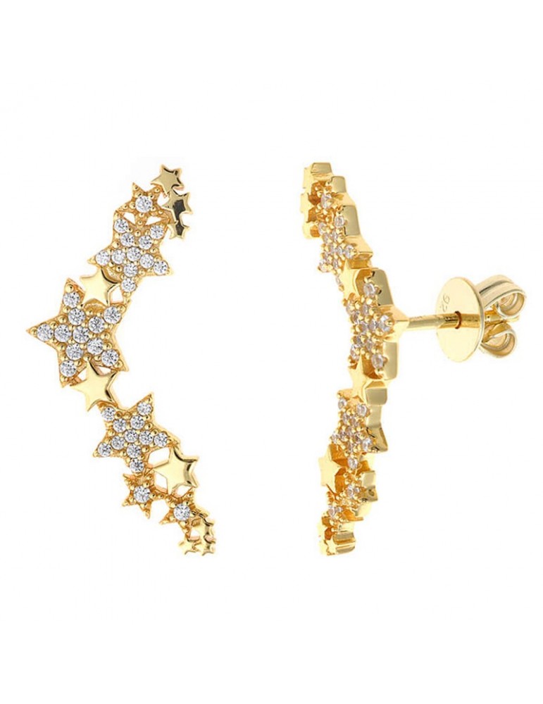 Salvatore Plata earrings-Astral-Climber-Stars-Cubic Zirconia-195A0144