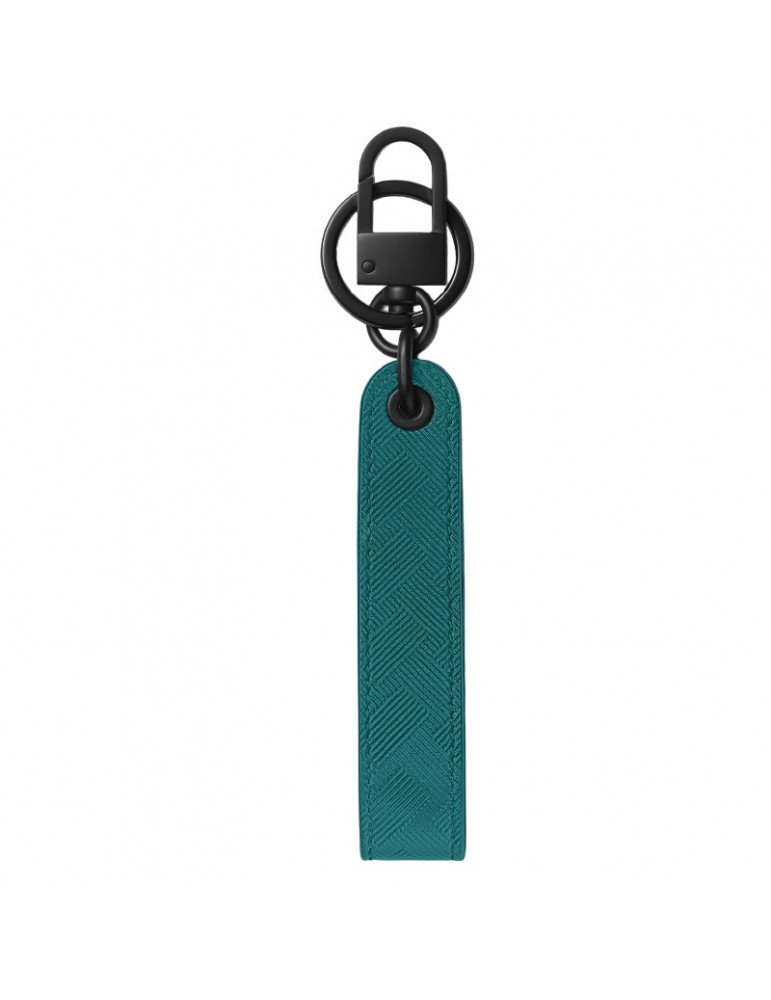 Montblanc Keyring - Extreme 3.0 in Fern Blue Leather - 0