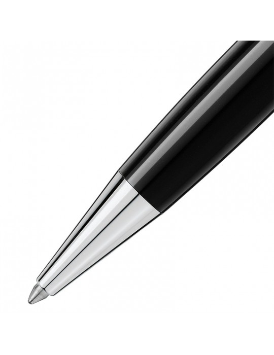 Penna a Sfera Montblanc - Meisterstück Platinum-Coated Classique - Nera - 132446MB