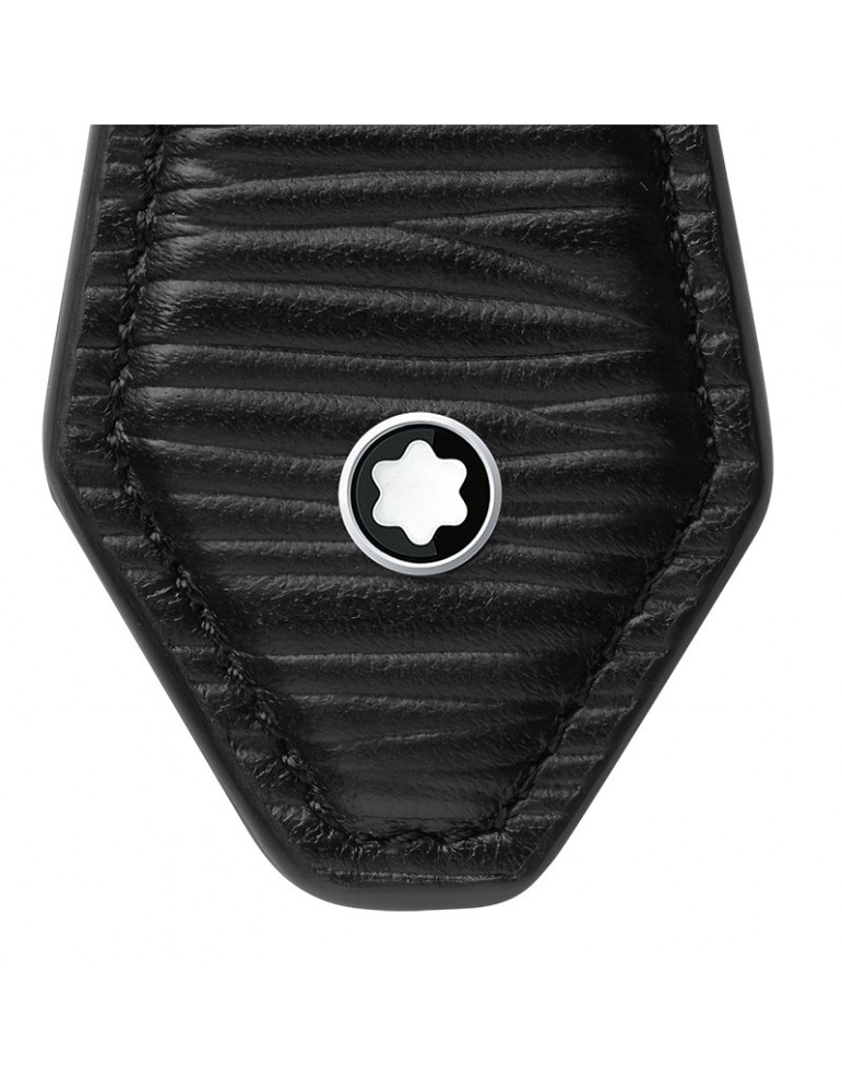 Montblanc Keyring - Meisterstück in Black Leather in Diamond Shape - 0
