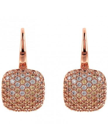 Bronzallure-Altissima-Square Earrings-Champagne-WSBZ00615.CHAMP