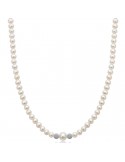 Collana Miluna Donna - Boule e Fantasia - Perle Freshwater - Boules Puntinate - PCL3079V