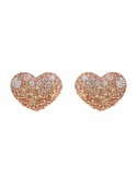 Bronzallure earrings - Altissima - Heart - Champagne -WSBZ01199.CHAMP