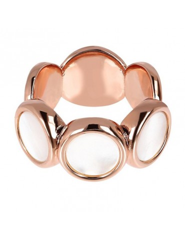Anello Bronzallure - Alba - Dischi - Madreperla Bianca - WSBZ01756WM16 2