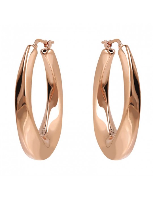 Orecchini Bronzallure - Purezza - Cerchio -Rose Gold-Ovali-WSBZ02044.R