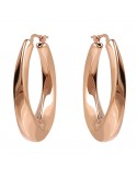 Bronzallure Earrings - Purity - Circle - Rose Gold-Ovals-WSBZ02044.R