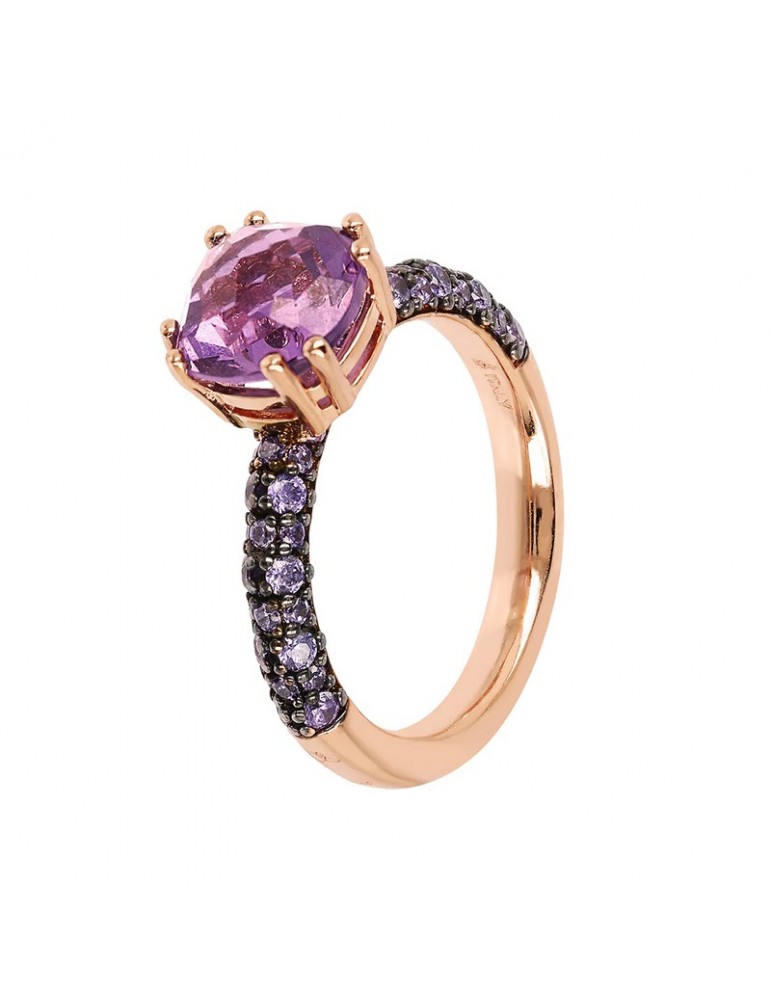 Bronzallure Ring - Preziosa - Prisma Gem - Purple - WSBZ02181.AM