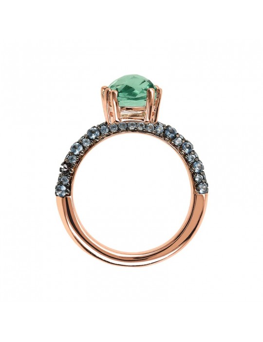 Bronzallure Ring - Preziosa - Prisma Gem Green - WSBZ02181.GREEN