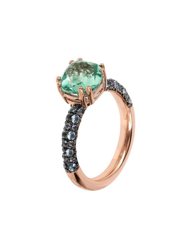 Bronzallure Ring - Preziosa - Prisma Gem Green - WSBZ02181.GREEN