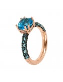 Bronzallure Ring - Preziosa - Prisma Gem - Blue - WSBZ02181.BLUE
