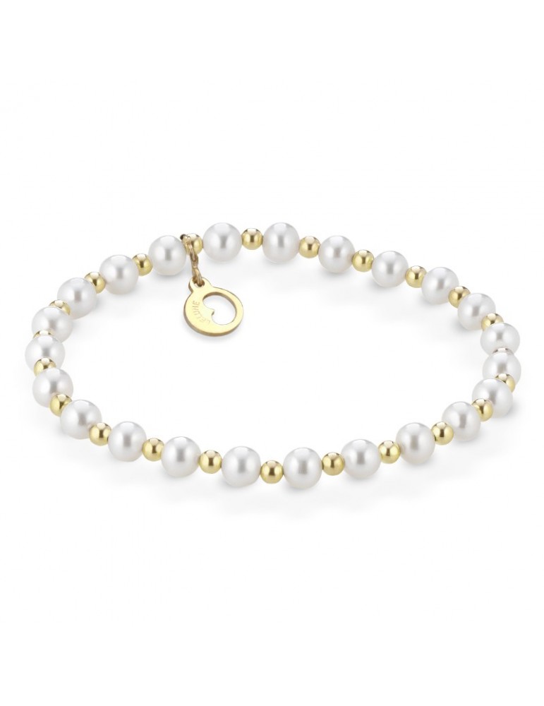Bracciale Lelune Glamour da Donna - Young - Perle d'Acqua Dolce - LGBR3042