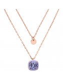 Bronzallure necklace - Miss-Multifilo-Prisma Gem Viola-WSBZ02184.LAV-TA