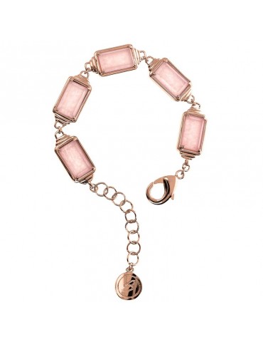 Bracciale Bronzallure - Alba - Rettangolari - Quarzo Rosa-WSBZ02200.RQ
