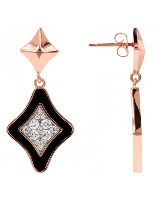 Orecchini Bronzallure-Alba-Etoile-Onice-Cubic Zirconia-WSBZ02209.BLK-CZ