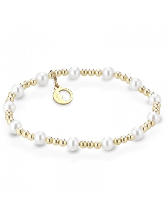 Bracciale Lelune Glamour - Young - Perle - Boules - Argento - LGBR3052