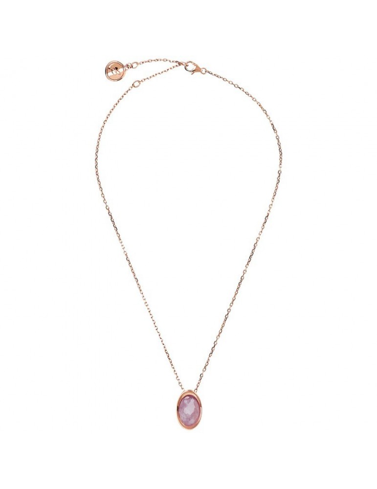 Bronzallure Necklace -Felicia-Rose Gold-Pendant-Amethyst-WSBZ02149.AML