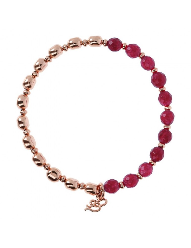 Bracciale Bronzallure - Variegata - Sfere - Agata Rossa - WSBZ01431PA