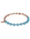 Bracciale Bronzallure - Variegata - Sfere - Quarzo Blu - WSBZ01431BQ