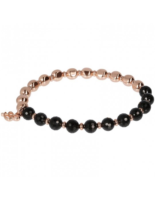 Bracciale Bronzallure - Variegata - Sfere - Spinelli Neri -WSBZ01431BS