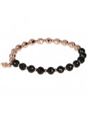 Bracciale Bronzallure - Variegata - Sfere - Spinelli Neri -WSBZ01431BS