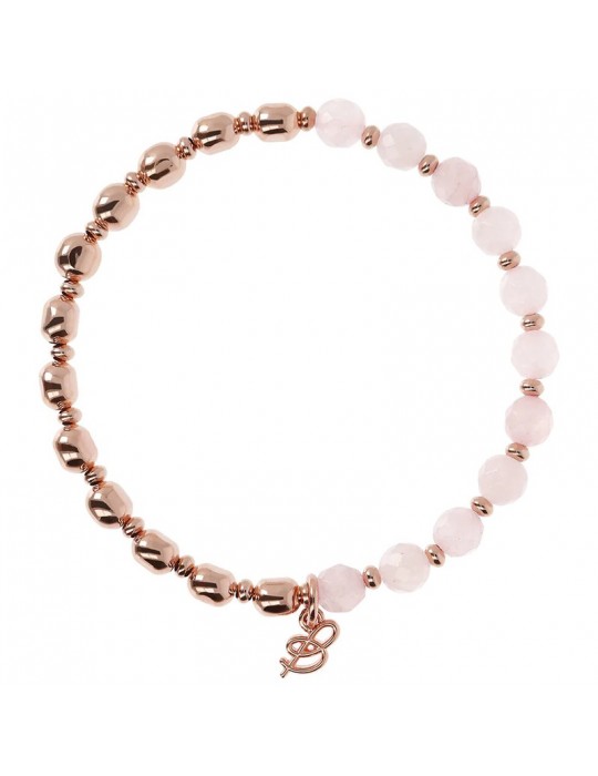 Bracciale Bronzallure - Variegata - Sfere - Quarzo Rosa - WSBZ01431RQ