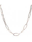 Bronzallure Necklace - Purity - Long-Thin Oval Links-WSBZ01640.R