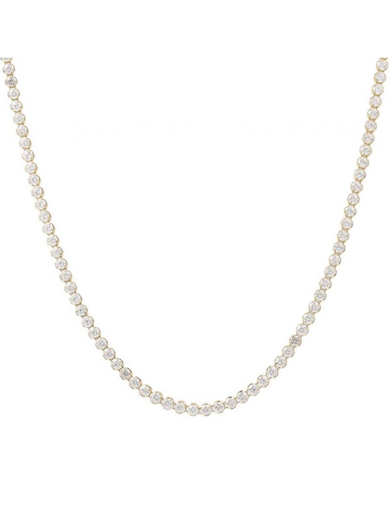 Bronzallure-Altissima-Tennis-Gold-Cubic Zirconia Necklace-WSBZ01977Y.W-16