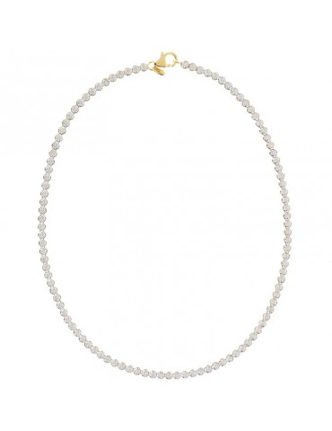Bronzallure-Altissima-Tennis-Gold-Cubic Zirconia Necklace-WSBZ01977Y.W-16 2