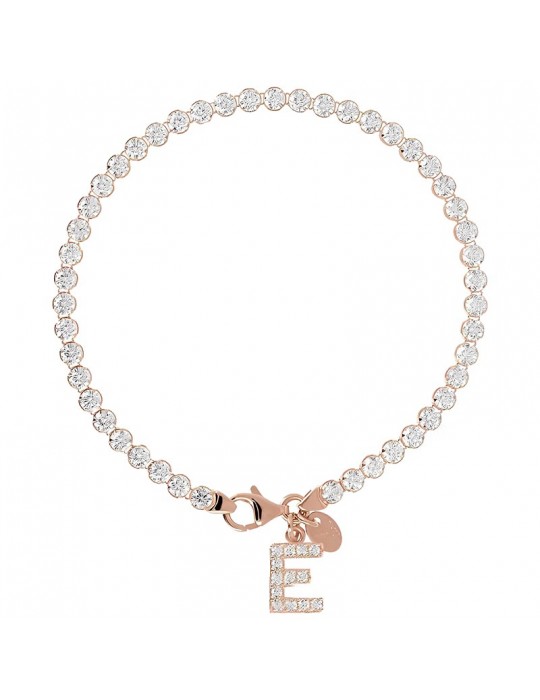 Bronzallure bracelet-My Bronzallure-Tennis-Letter E-WSBZ01927.LONG-E Bronzallure bracelet-My Bronzallure-Tennis-Letter E-WSBZ01927.LONG-E