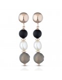 PEARL EARRINGS LELUNE GLAMOUR COLLECTION - 0