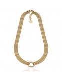 Unoaerre Necklace-Infinity-Choker-Groumette-Oval Element-13EXH0014
