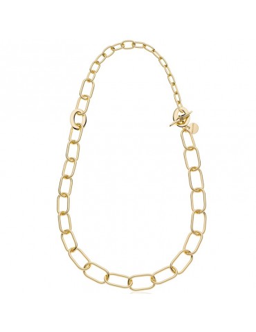 Unoaerre Necklace - Gold - Double Wearing - Oval Links-13EXH0035G