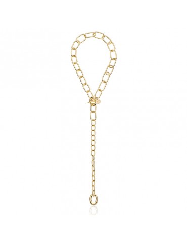 Unoaerre Necklace - Gold - Double Wearing - Oval Links-13EXH0035G 2