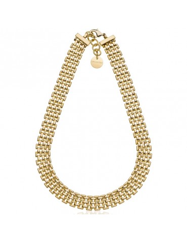 Unoaerre Necklace - Choker - Gold - Panther Chain - 12EXH0014G